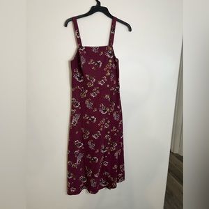 Xhilaration Floral midi dress